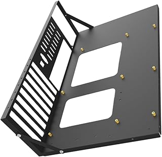 Motherboard Holder Computer Holder Computer Motherboards Computer Cases Metal Motherboard Shelf Bitcoin Miner Rig Case Crypto Mining Rig Case Metal Motherboard Bracket Steel Black