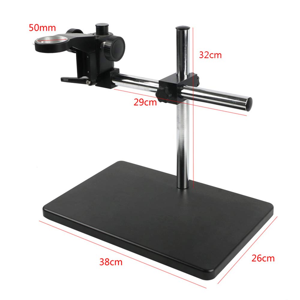 Support de Microscope Stéréo en Acier - Support pour Tube de Microscope Numérique, Trépied d'Ascenseur, Outil Robuste de Laboratoire pour Table