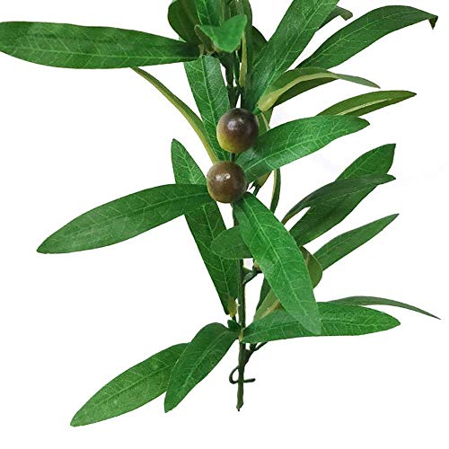Gwokwai Artificial Olive Leaf Garland, Olive Branch Wreath Ivy Vines Leaf Greenery Ornament For Wedding Backdrop Home Indoor Outdoor Wall Party Decoration #TOP2