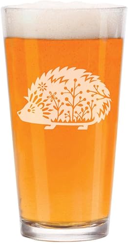 16 oz cerveza vaso de pinta Fancy erizo