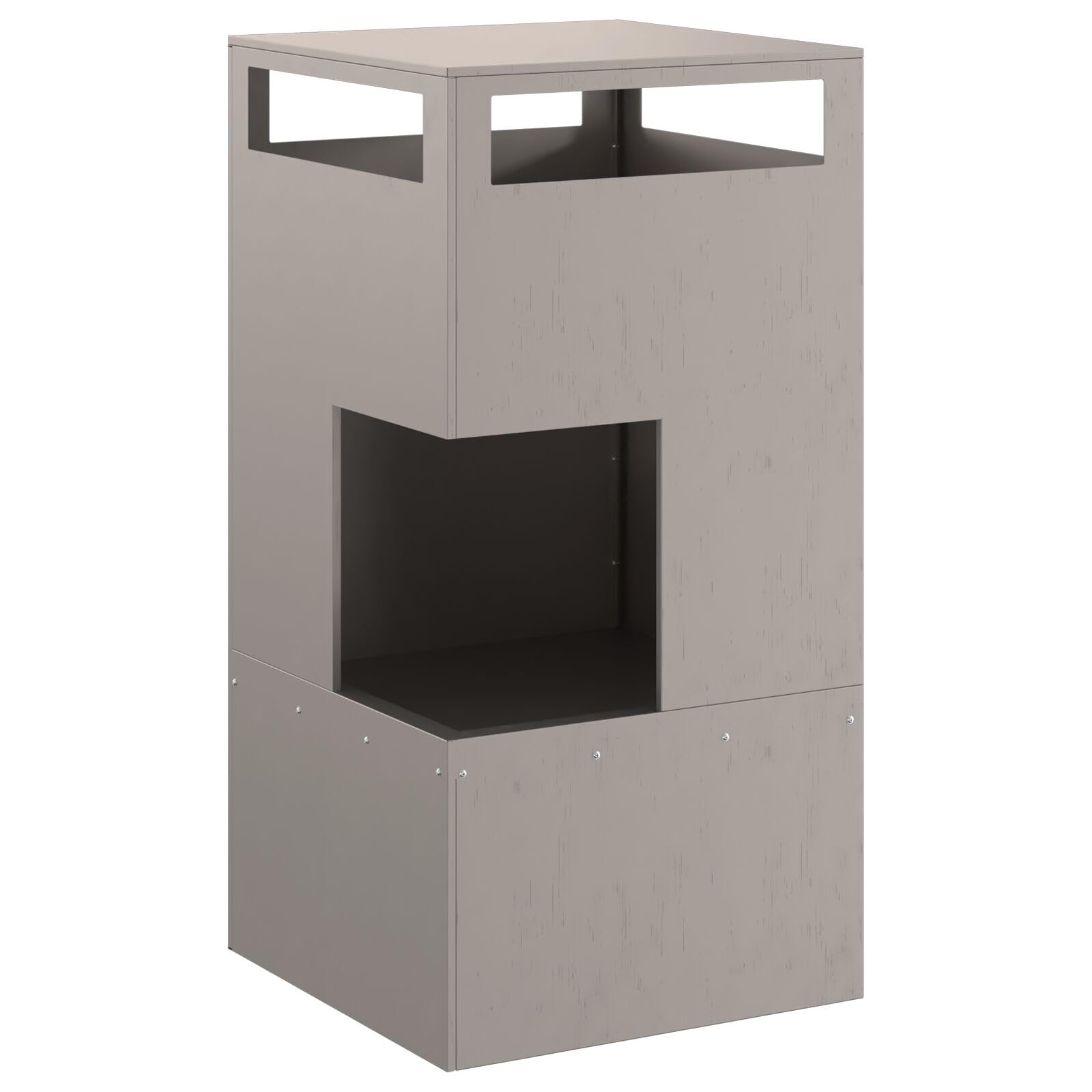 Palenisko 50 x 50 x 100 cm ze stali kortenowej - 858933