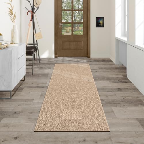 the carpet Kansas - Stilvoller Teppich im Jute-Look, ideal für...