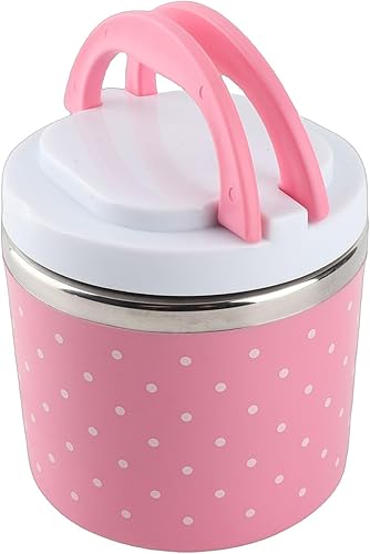 Miniatura 7 de Aramox Caja de almuerzo térmica térmica de 1 capa de aislamiento de acero inoxidable Contenedor de comida Contenedor caliente Bento Fiambrera