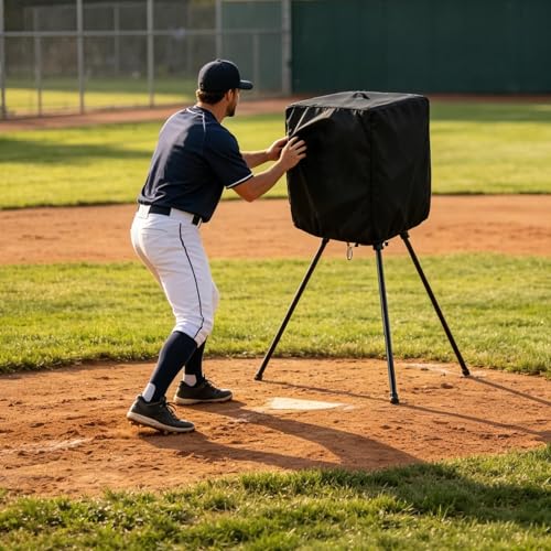 Bâche de protection de lanceur de balle softball imperméable pour athlètes professionnels - 2