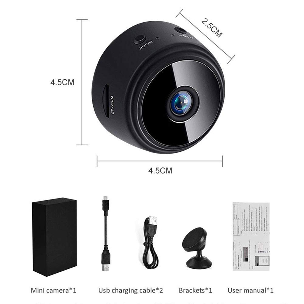 1080P Full HD Link Remote Surveillance Camera Recorder A9 Hidden Mini Camera