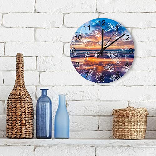 Horloge murale silencieuse sans tic-tac pour mieux dormir - 3