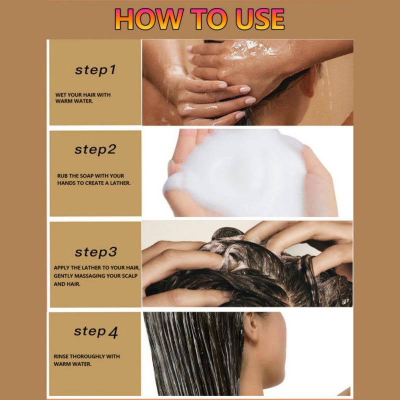 Miniatura 8 de Barra de champú de aceite de Batana para el crecimiento del cabello, barra de aceite Dr. Sebi Batana de Honduras, barras de batana naturales para