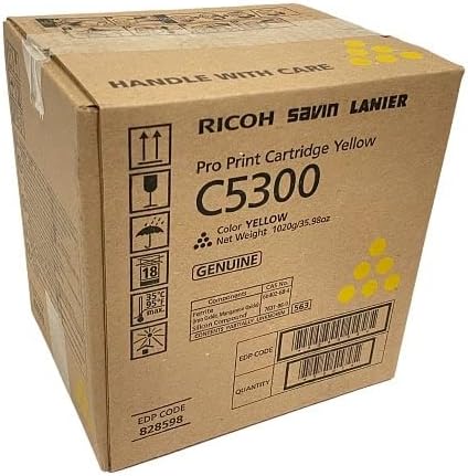Miniatura 2 de Cartucho de tóner amarillo original Ricoh 828598 para uso en impresoras The Ricoh, Savin, Lanier Pro C5300sPro C5310s, rendimiento de 26,000 páginas