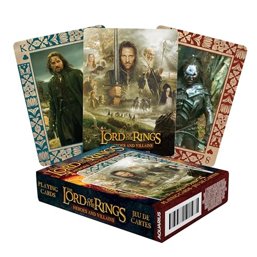 AQUARIUS Naipes Lord of the Rings Héroes y Villanos