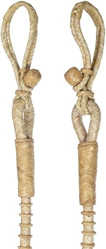 Miniatura 4 de Schneiders Double S Classic Renas Romel de cuero crudo para caballos, 18 onzas, ideal para senderos, entrenamiento y espectáculos, lazo clásico en