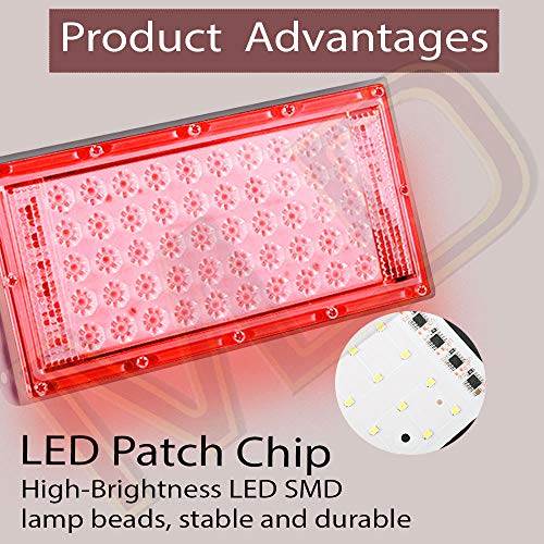 Image of MLD 10W Led Flood Light AC 220V Waterproof Brick focus Flood lights for indoor outdoor Lights | Red | 10 Watt | Pack Of 7