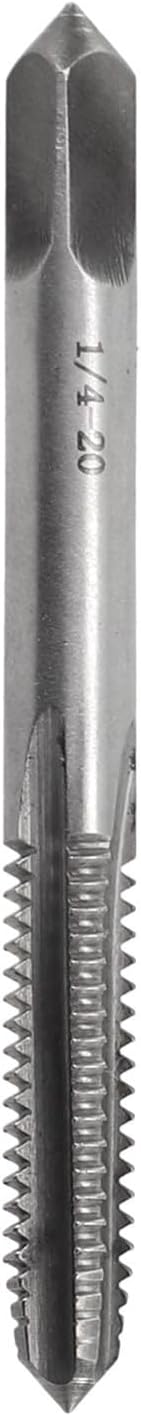 For HSS Spiral Point Tap /4-20 UNC- Right Hand Screw Tap 70mm for Blind Hole Thread Cutting in Steel Metal with Spiral Flute Chip Evacuation