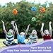 Tendry Extreme High Bouncing Ball Moon Shape for Kids of All Ages, Improve Hand-Eye Coordination, Easy to Grip and Catch by Athletes as a Sport Training Balls (2 Pcs)