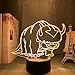 Produktbild 3D Acryl Lampe Avatar Das letzte Airbender Nachtlicht Die Legende von Aang Appa Figur für KidsRoom Dekor Tisch Illusion Light-16 Farben mit Fernbedienung