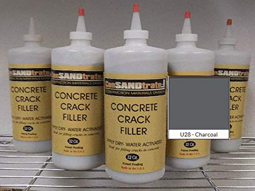 Stained Concrete Charcoal Crack Filler
