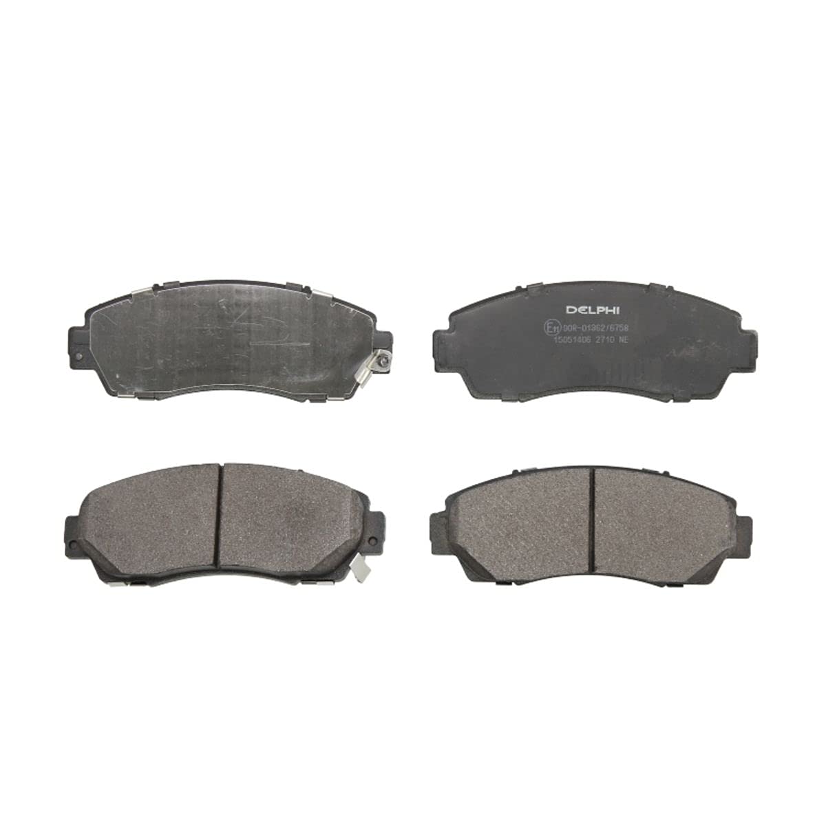 Delphi Kit Pastiglie Freni Anteriore Con Segnalatore Acustico Usura Senza Accessori LP2710-image