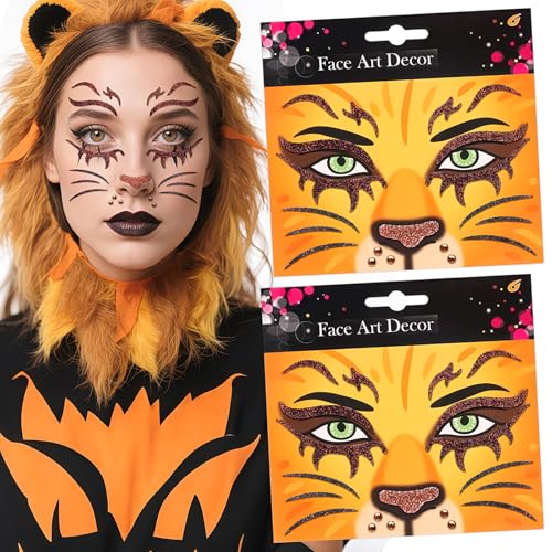 SeBneny Lion Face Sticker Set