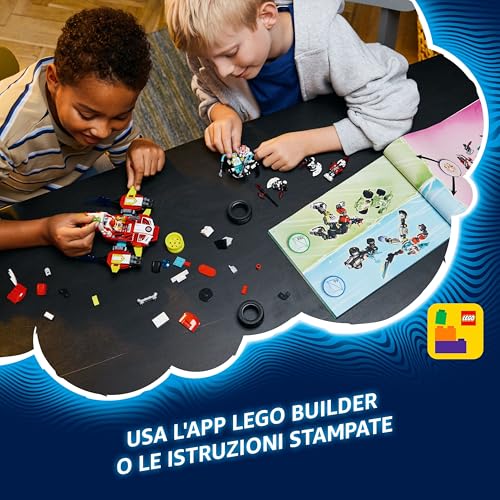 DREAMZzz Mech Tigre di Cooper e Bolide di Zero, Gioco di Ruolo per Bambini e Bambine da 9 Anni con Veicoli Trasformabili come Robot e Macchina Giocattolo, Idea Regalo di Compleanno 71497 - Lego - Immagine 5