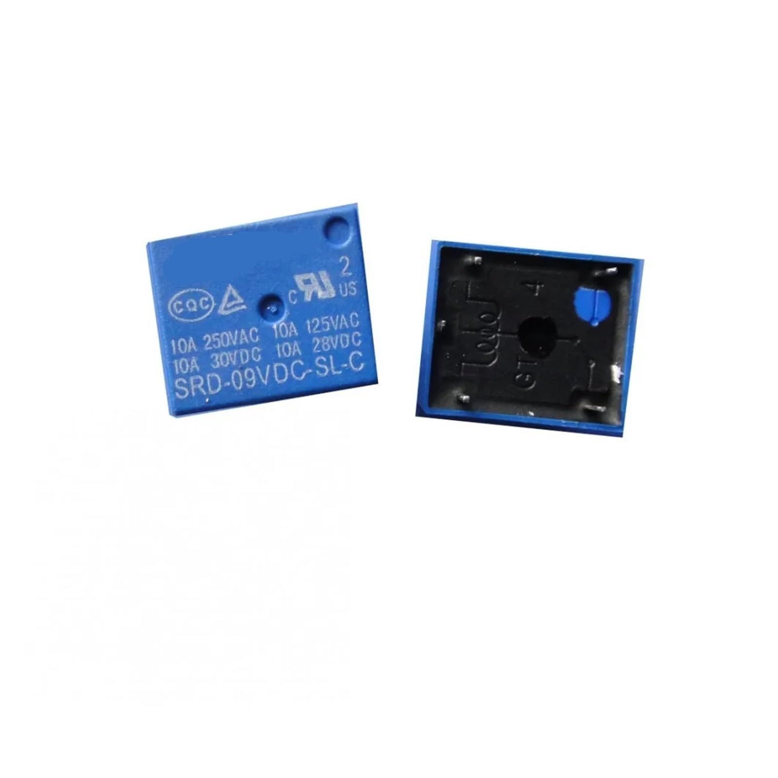 Ltrajuynh One Color 100Pcs 9V Dc Power Relay Srd-09Vdc-Sl-C T73-9V Srd-9Vdc-Sl-C 5Pin Pcb