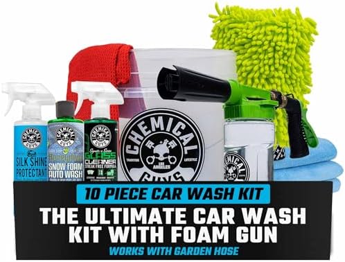 Chemical Guys 10-Piece Arsenal Builder Car Wash Kit with Foam Gun...