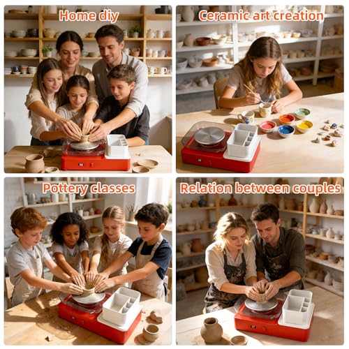 50% Off Skirfy Pottery Wheel for Kids & Beginners - Image 7
