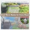 Hygger CO2 Aquarium Surface Skimmer up to 50 Gallon Aquariums, 132GPH Flow Skimmer with Dual Outlet & Wave Maker Function, 6W #2