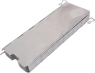 SECFOU 1Pc Pára-Brisa De Churrasco Fogão Para Churrasco Tela De Vento Fogão Portátil Pára-Brisa Fogão De Acampamento Para-Brisa Prático Para-Brisa Para Churrasco Ao Ar Livre Para-Brisa