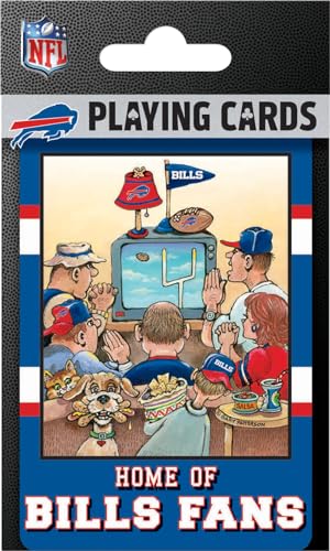 Masterpieces Buffalo Bills Fan Deck Playing Cards - 54 Card Deck