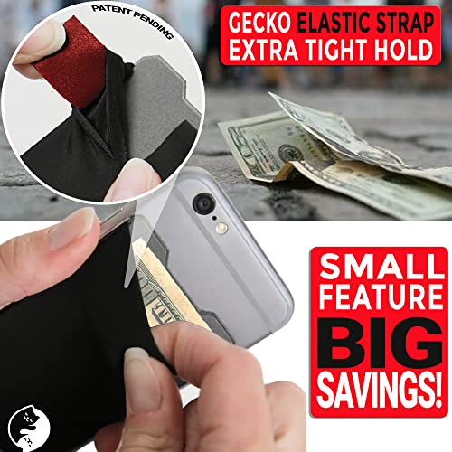 Phone-Wallet-Adhesive-Card-Holder-Cell-Phone-Pouch-Stick-on-Lycra-Pocket-by-Gecko-Carry-Credit-Cards-and-Cash-YY-Cat-Double