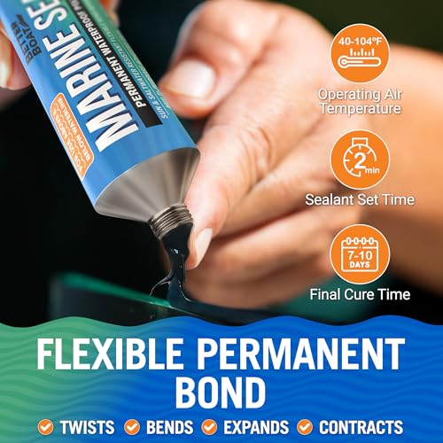 Image of Marine Sealant and Adhesive, Waterproof Marine Grade Caulk