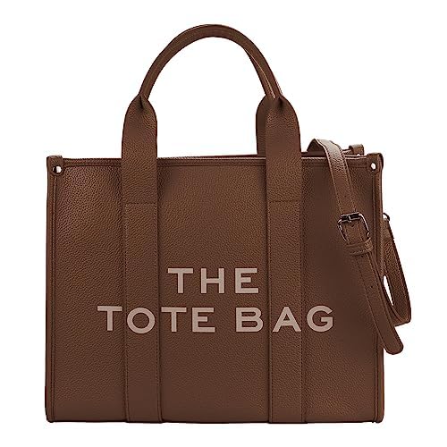 charlore The Leather Tote Bags For Women, Womens Tote Bags with zipper,Can shoulder/crossbody,Handbag (10 inch)