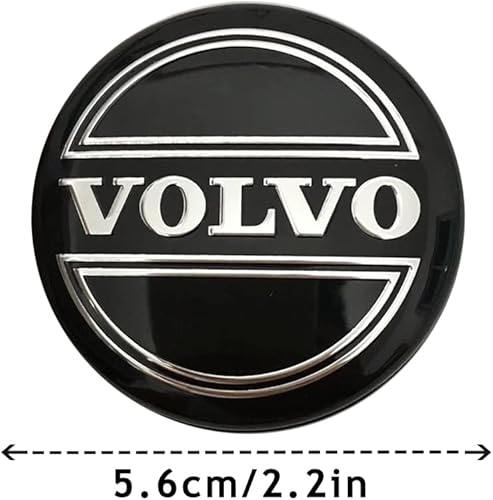 Miniatura 10 de 4 calcomanías para tapas centrales de rueda para transformadores, de aluminio negro, 2.56 pulgadas, color negro