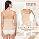 SLIMBELLE Damen Unterhemd Bauch Weg Camisole Top Body Shaper Nahtloses Figurformendes Tanktop Shaping BH Hemd Formendes Top Spaghettiträger Oberteil