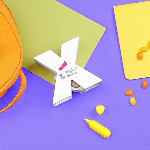 Miniatura 5 de Máquina para crear stickers Xyron 150" X" de varios colores, Púrpura, 1.5 pulgadas