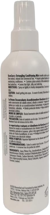 KeraCare Detangling Conditioning Mist- Protects & Smooths 8oz