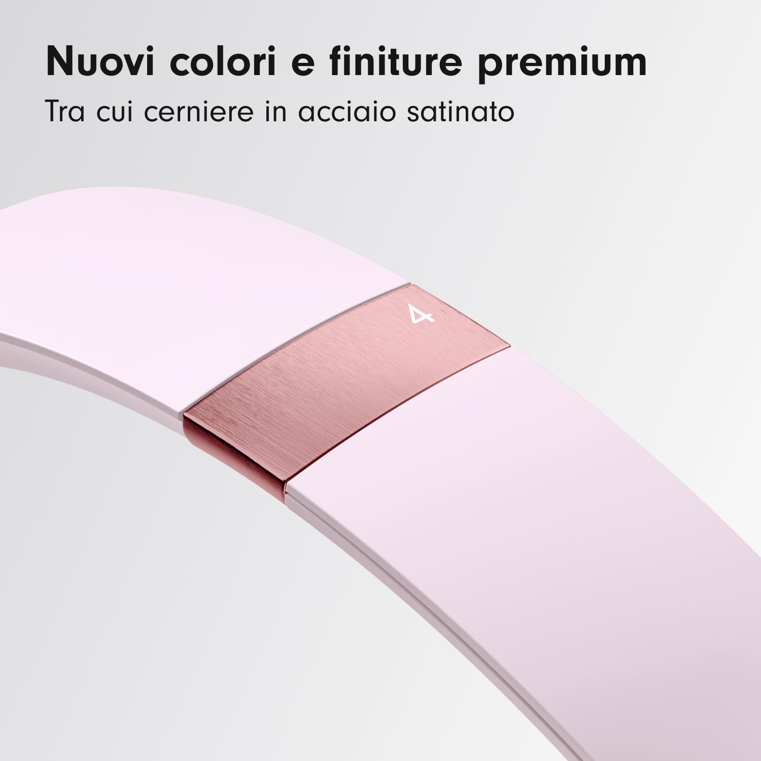 Beats Solo 4 - Cuffie wireless bluetooth on-ear, compatibili con Apple e Android, fino a 50 ore di autonomia - Rosa nuvola - Vista 7