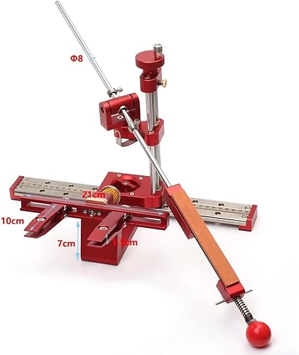 Miniatura 2 de KETIPED Afilador de cuchillos profesional con 6 piedras de afilar, diseño ajustable de ángulo de giro de 360, afilador de alta precisión de ángulo