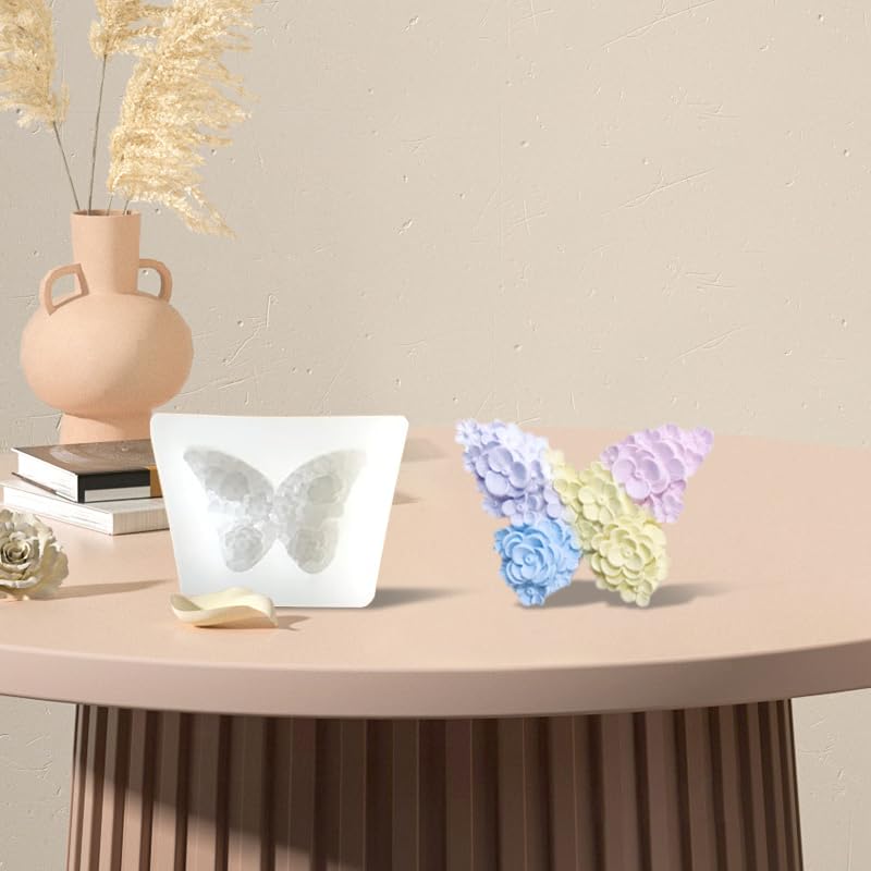 4 Stampi In Silicone A Forma Di Farfalla - Per Resina, Sapone, Candele E Decorazioni Fai-Da-Te - Foto 7