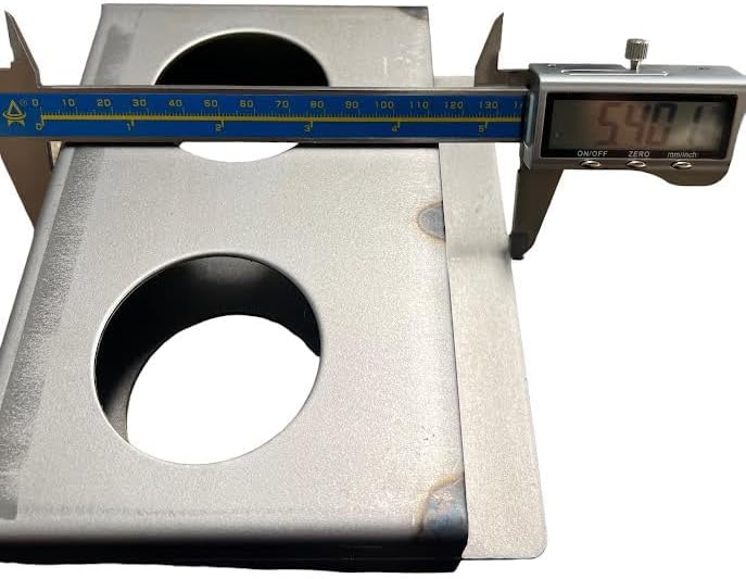 Miniatura 4 de JM Steel 1 14 "Cerradura de puerta de doble agujero. Caja de bloqueo doble de 1.25 pulgadas. para perilla de manija de puerta y perilla de perno