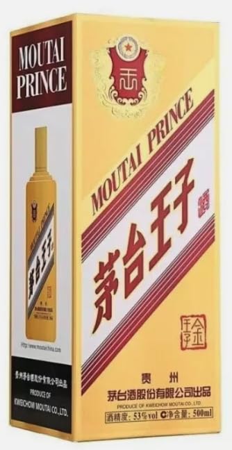 KweiChow MouTai Prince Gold Baijiu Chinese Liquor 53% Acl./Vol