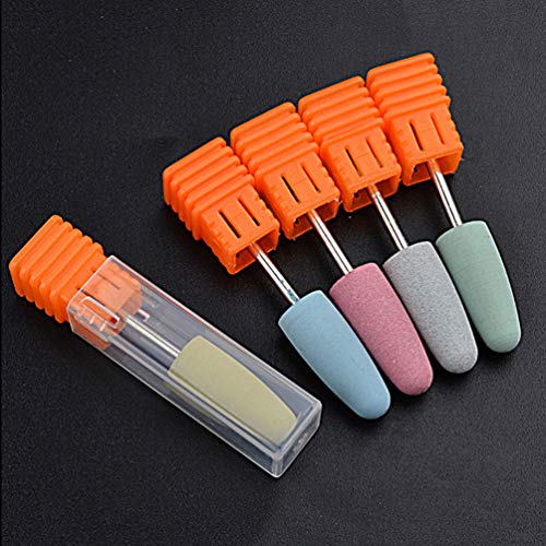 FRCOLOR Nagelfräser Aufsatz Silikon Nagel Schleifen Kopf zum Polieren für Elektrische Maniküre Maschine (OM49) – Bild 4
