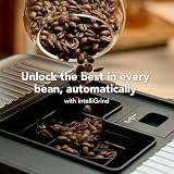 KitchenAid Fully Automatic Espresso Machine KF2 with 6 Hot and Iced Coffee Options | Built-In Grinder | Steam Wand, Black Matte KES8452