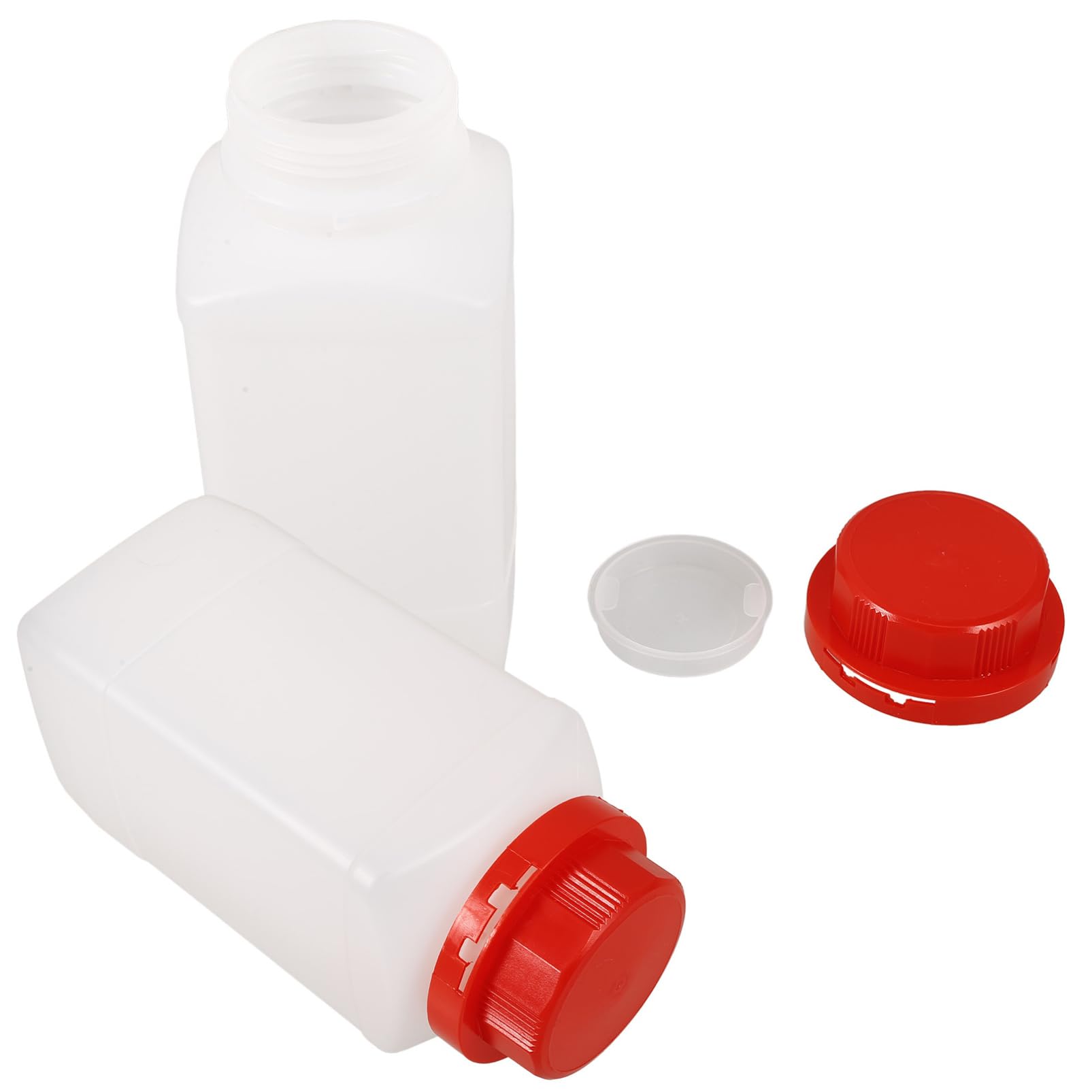 10stücke Leere Reagenzflasche Sample-flasche Sicher Und Auslaufsicher Für Labore Und Chemische Anwendungen Mit Rotem Deckel