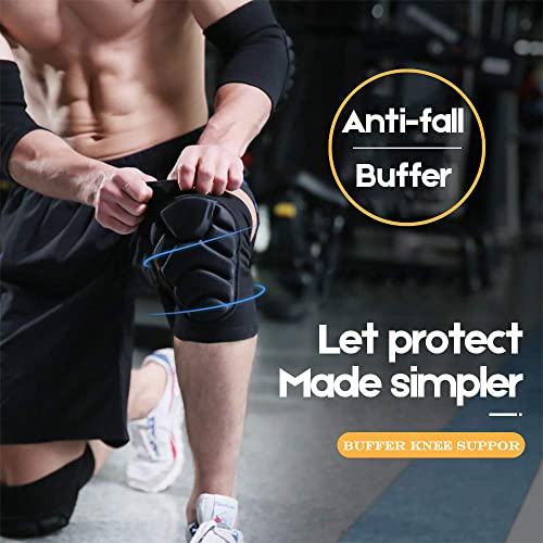 Cthoper Knee Pads Soft Thick Sponge Knee Sleeve Knee Protector For Skating Skiing Skateboard Snowboarding Football Volleyball Dance Wrestling Cycling Basketball #TOP4