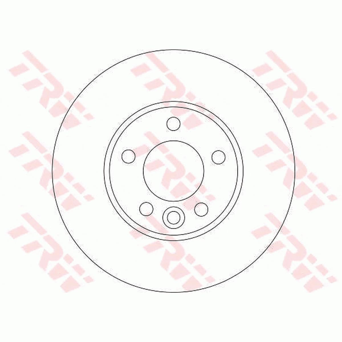 2x TRW Disco de freno Delantero Ø308mm Altura: 55,6mm Espesor: 29,5mm Corona de Agujeros - Ø: 120mm ventilado DF4308S Compatible con VW Multivan T5 7HM, 7HN, 7HF, 7EF, 7EM, 7EN Touareg 7LA, 7L6, 7L7