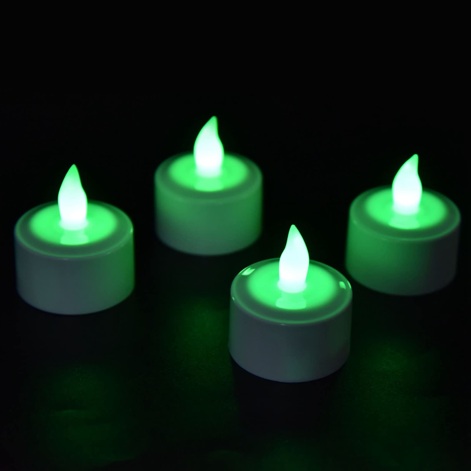 Fdit Candele LED Ricaricabili Senza, Colorati con Effetto Tremolante e | Struttura in Plastica, 4h di Ricarica/30h D’uso, Batteria Al Litio 3,7V, per Matrimoni, Feste e Decorazioni Natalizie