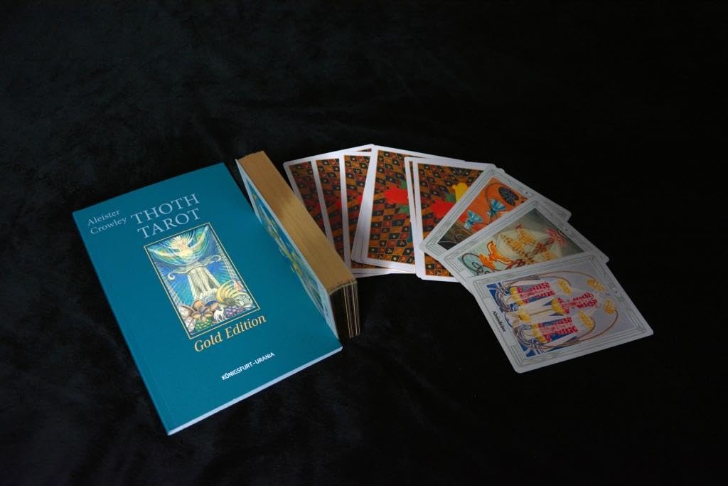Aleister Crowley Thoth Tarot - Gold Edition (Deluxe Tarotkarten)