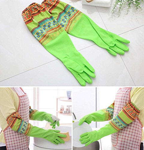 Koala Superstore Style Ethnique Gants imperméables Gants de Lavage Gants de Nettoyage Gants en Caoutchouc - Image 3