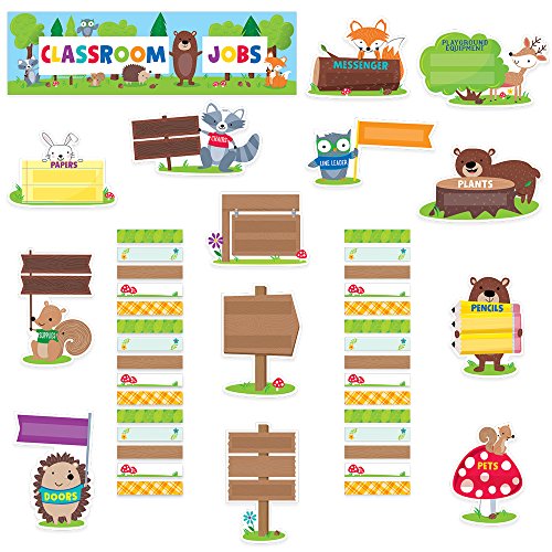 Creative Teaching Press Woodland Friends Classroom Jobs Mini Bulletin Board (1759)