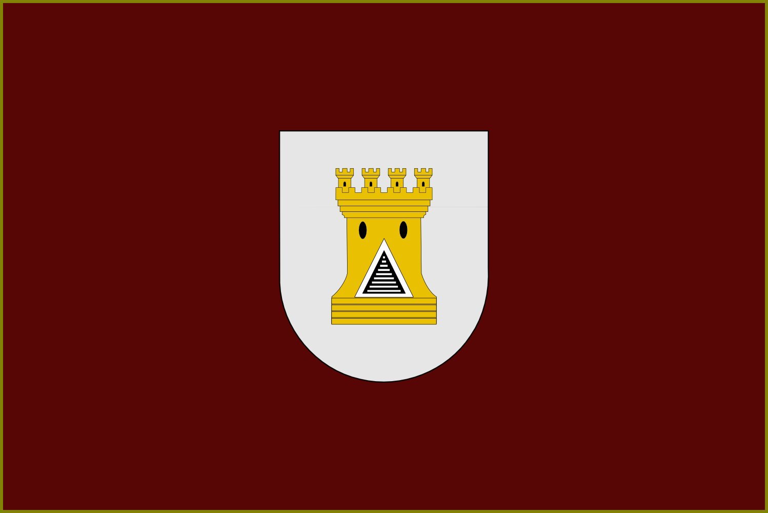 Drapeau Carcastillo grand format idéal pour décorer vos fêtes locales